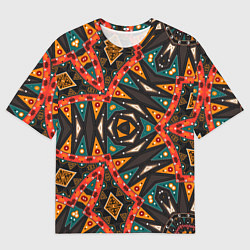 Мужская футболка оверсайз Абстрактный арабский узор