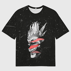 Футболка оверсайз мужская Mask Brejcha, цвет: 3D-принт