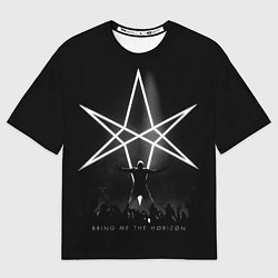 Футболка оверсайз мужская Bring Me the Horizon концерт, цвет: 3D-принт