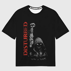 Футболка оверсайз мужская DISTURBED, цвет: 3D-принт