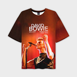 Мужская футболка оверсайз Brilliant Live Adventures - David Bowie