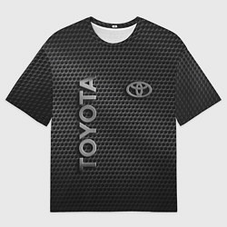 Футболка оверсайз мужская TOYOTA STEEL HONEYCOMBS, цвет: 3D-принт