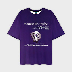 Мужская футболка оверсайз Deep Purple - Live at Montreux 1996