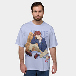 Футболка оверсайз мужская Momoe Girl, цвет: 3D-принт — фото 2