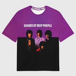 Мужская футболка оверсайз Shades of Deep Purple