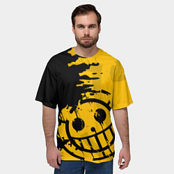 Футболка оверсайз мужская ONE PIECE PIRATES ПИРАТЫ, цвет: 3D-принт — фото 2