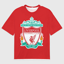 Футболка оверсайз мужская F C LIVERPOOL, цвет: 3D-принт