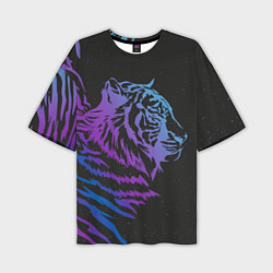Мужская футболка оверсайз Tiger Neon
