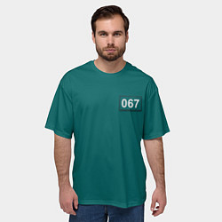 Футболка оверсайз мужская Игрок 067, цвет: 3D-принт — фото 2