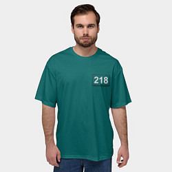 Футболка оверсайз мужская Игрок 218, цвет: 3D-принт — фото 2