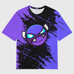 Футболка оверсайз мужская Geometry Dash, цвет: 3D-принт