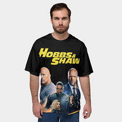 Футболка оверсайз мужская Hobbs & Shaw, цвет: 3D-принт — фото 2