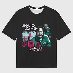 Футболка оверсайз мужская Арт Игры в Кальмара, цвет: 3D-принт