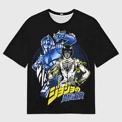Футболка оверсайз мужская Бруно Буччеллати - JoJos Bizarre Adventure, цвет: 3D-принт