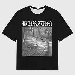 Футболка оверсайз мужская Burzum Hvis lyset tar oss, цвет: 3D-принт