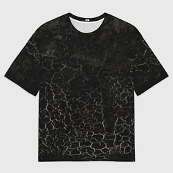 Мужская футболка оверсайз Квадрат Малевича как фон