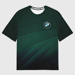 Футболка оверсайз мужская GREEN BMW, цвет: 3D-принт