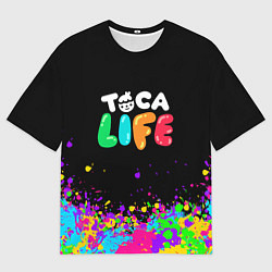 Футболка оверсайз мужская Toca Life, цвет: 3D-принт