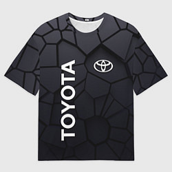 Мужская футболка оверсайз Toyota 3D плиты