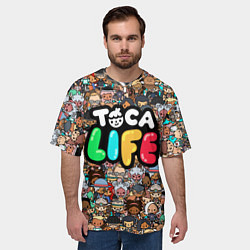 Футболка оверсайз мужская Toca Life, цвет: 3D-принт — фото 2
