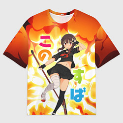 Футболка оверсайз мужская Meg, цвет: 3D-принт