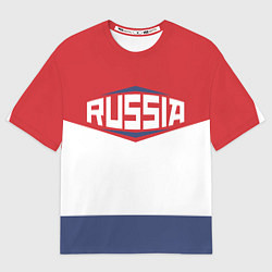 Мужская футболка оверсайз Russia