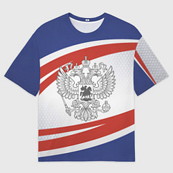 Мужская футболка оверсайз Герб России