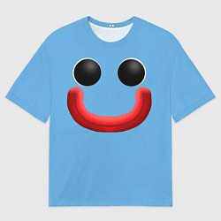 Мужская футболка оверсайз Huggy Waggy smile