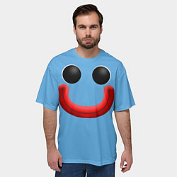 Футболка оверсайз мужская Huggy Waggy smile, цвет: 3D-принт — фото 2