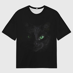 Мужская футболка оверсайз Хочу быть кошкой