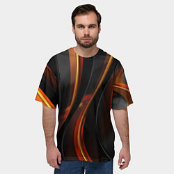 Футболка оверсайз мужская Unsplash 3D, цвет: 3D-принт — фото 2