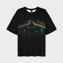 Мужская футболка оверсайз ПИНК ФЛОЙД PINK FLOYD LOGO