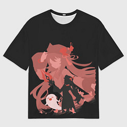 Футболка оверсайз мужская Genshin Impact Hu Tao Tao, цвет: 3D-принт
