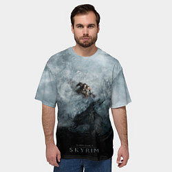 Футболка оверсайз мужская Победа над драконом, цвет: 3D-принт — фото 2