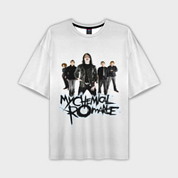 Мужская футболка оверсайз Участники группы My Chemical Romance