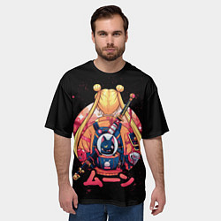 Футболка оверсайз мужская Сейлор Мун Sailor Moon, цвет: 3D-принт — фото 2