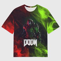 Футболка оверсайз мужская Doomguy Doom, цвет: 3D-принт