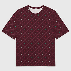 Мужская футболка оверсайз Knitted Texture