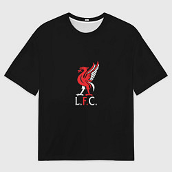 Футболка оверсайз мужская Leverpool YNWA, цвет: 3D-принт