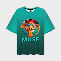 Мужская футболка оверсайз The Resistance - Muse