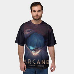 Футболка оверсайз мужская Arcane: League of Legends, цвет: 3D-принт — фото 2
