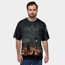 Футболка оверсайз мужская Акрейн А, цвет: 3D-принт — фото 2