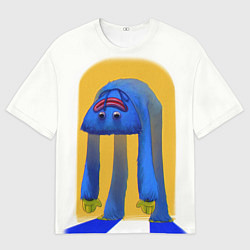 Футболка оверсайз мужская Poppy Playtime: Huggy Wuggy, цвет: 3D-принт
