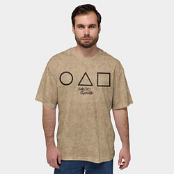 Футболка оверсайз мужская Приглашение на игру, цвет: 3D-принт — фото 2