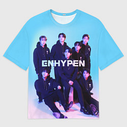 Мужская футболка оверсайз ENHYPEN: Хисын, Джей, Джейк, Сонхун, Сону, Чонвон,