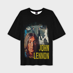 Мужская футболка оверсайз The Beatles John Lennon