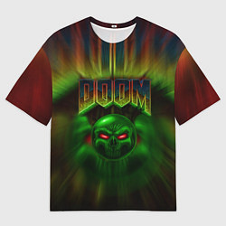 Футболка оверсайз мужская РЕЖИМ БОГА IDDQD, цвет: 3D-принт