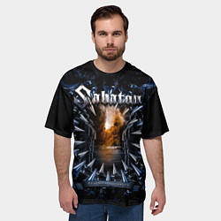 Футболка оверсайз мужская Attero Dominatus - Sabaton, цвет: 3D-принт — фото 2