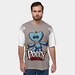 Футболка оверсайз мужская POPPY PLAYTIME GAME, цвет: 3D-принт — фото 2