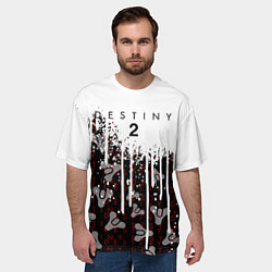 Футболка оверсайз мужская Destiny Подтеки красок, цвет: 3D-принт — фото 2